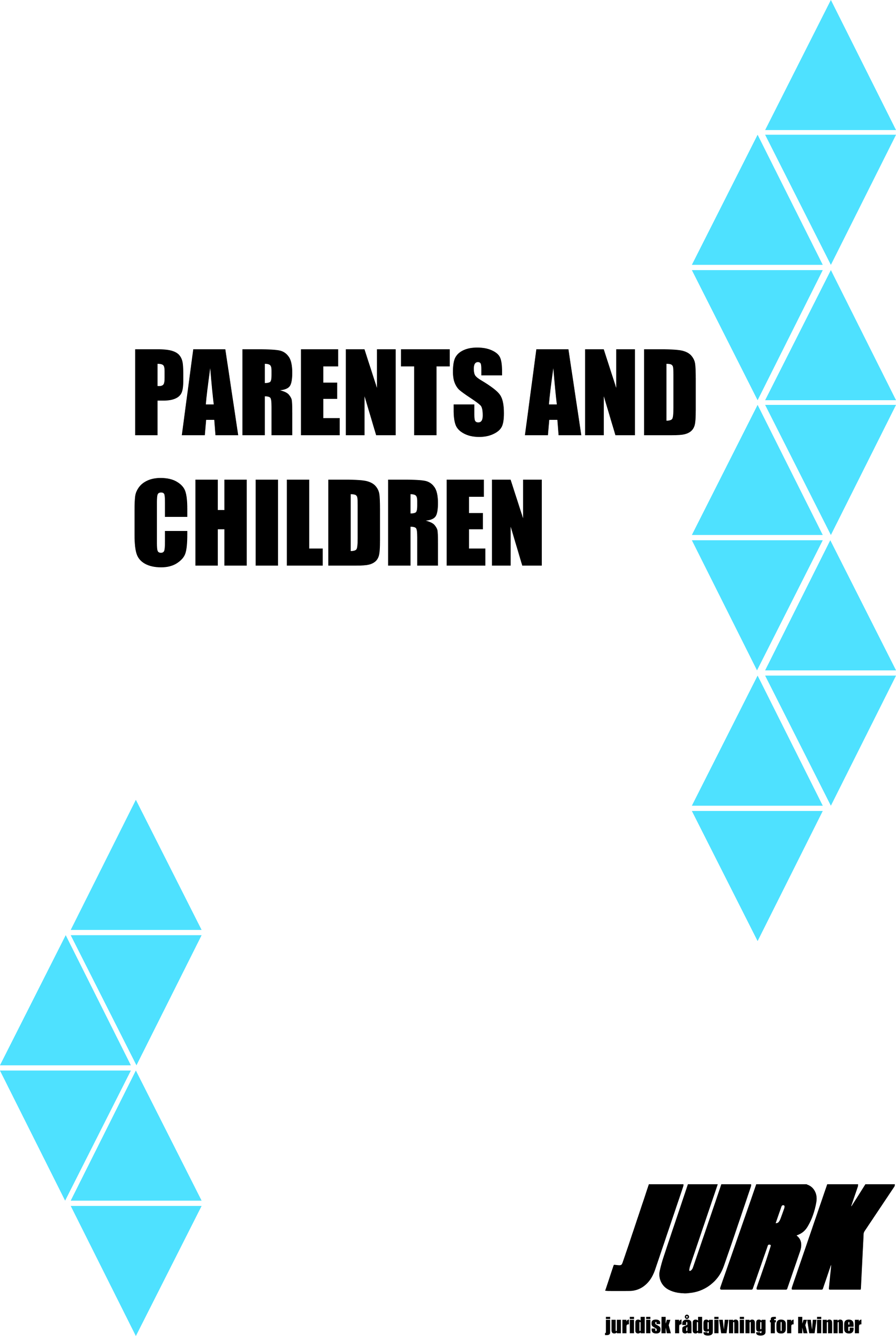 Brochure cover: Parents and children